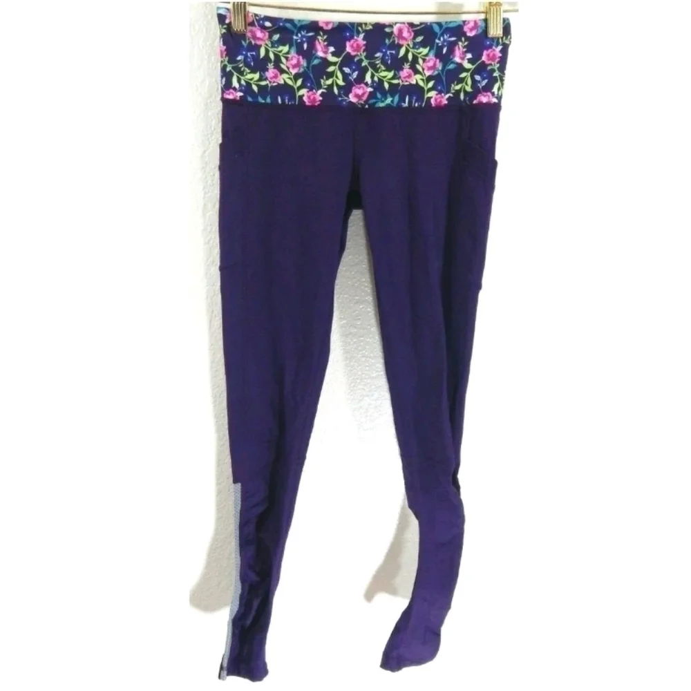 Ivivva Lululemon Floral Full Length Leggings